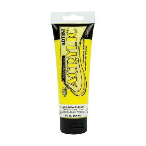 Farba akrylowa R&L 120ml, Żółta Cytrynowa/Lemon Yellow